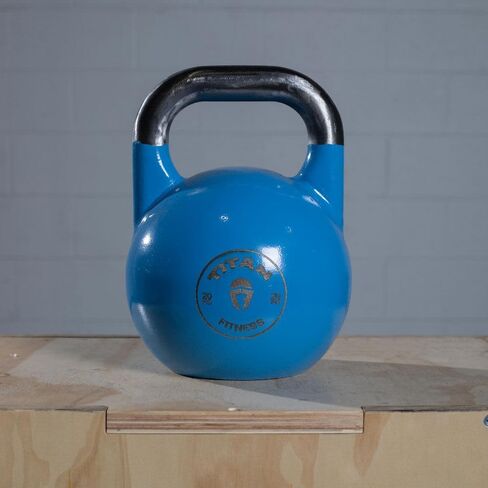 Titan Fitness 20 KG Competition Kettlebell, Single Piece Casting, KG Markings, Full Body Workout in Kuwait