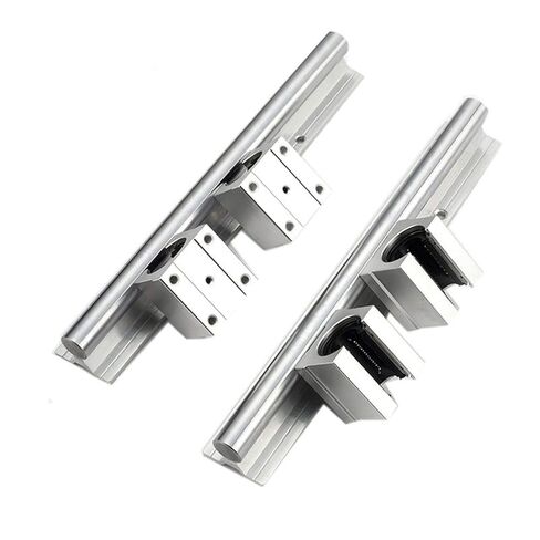 Professional 2Set 12mm Rod Sbr SBR12 Fully Supported Linear Rail Guide Lineaire Shaft with 4Pcs SBR12UU Slide Ball Bearing Block for CNC(850mm) in Saudi Arabia