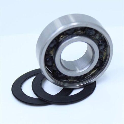 1pc 62/32RS Hybrid Ceramic Bearing 32 * 65 * 17mm Race Bike Front Rear Wheel Hybrids Ball Bearings Si3N4 62 32 2RS Accessories in Saudi Arabia