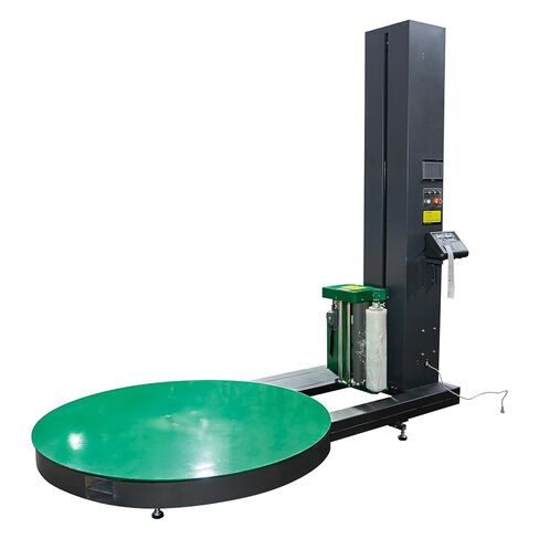 Industrial Pallet Wrapping Machine – Heavy-Duty Stretch Film & Shrink Wrap Bundler, 65 in Automatic Turntable with Built-in Scale for Warehouse, Logistics, 4400 Lbs Load, 110V, 1500W in Kuwait