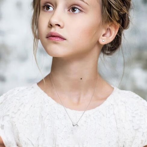 storup هدايا عيد الأم للفتيات في سن المراهقة قلادة، s925 الفضة الاسترليني القلب الأولي a-z قلادة قلادة القلائد القلب الصغير للفتيات عيد ميلاد الأمهات هدايا عيد للفتيات النساء هدايا المجوهرات in Kuwait