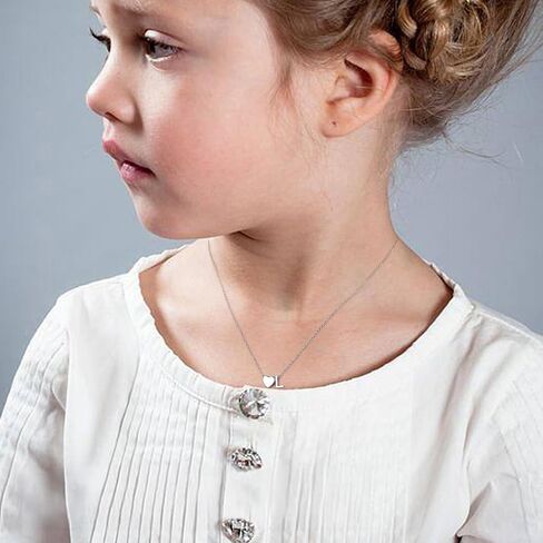 storup هدايا عيد الأم للفتيات في سن المراهقة قلادة، s925 الفضة الاسترليني القلب الأولي a-z قلادة قلادة القلائد القلب الصغير للفتيات عيد ميلاد الأمهات هدايا عيد للفتيات النساء هدايا المجوهرات in Kuwait