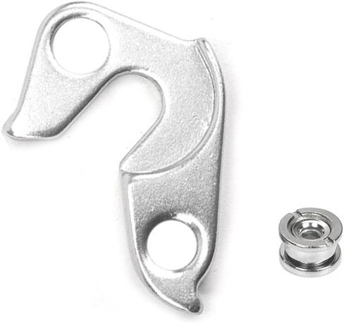 شماعة Derailleur 64 متوافقة مع Corratec، Hoy، Pinnacle، Redline، Voodoo، BH، ستيفنز، Scattante - سبائك الألومنيوم، فضي مع مسامير in Kuwait