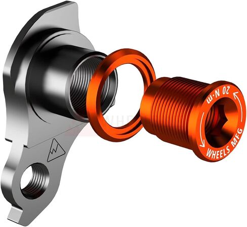 Derailleur Hanger 404-1 Orange - SRAM Compatible Universal Derailleur Hanger in Saudi Arabia