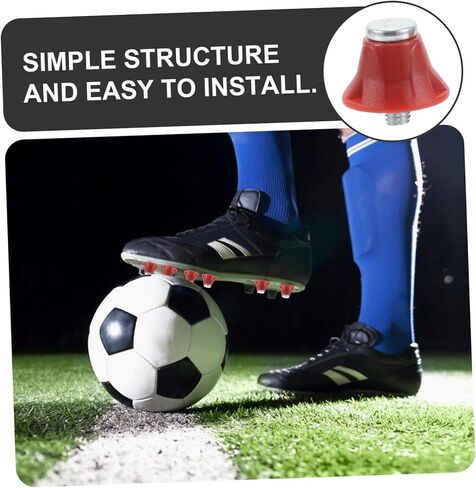 Holibanna 12pcs Replaceable Football Shoe Studs and Spikes for Grass Turf Hard Ground Lightweight Easy to Install Soccer Cleat Accessories in Kuwait