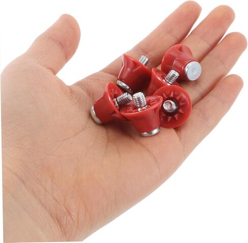 Holibanna 12pcs Replaceable Football Shoe Studs and Spikes for Grass Turf Hard Ground Lightweight Easy to Install Soccer Cleat Accessories in Kuwait