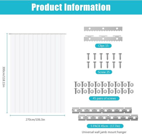 شاشات بلاستيكية متعددة الوظائف مقاومة للماء، طبقة حماية للباب متعددة الأغراض، مقاومة للتآكل في الصيف ودافئة في الشتاء in Kuwait