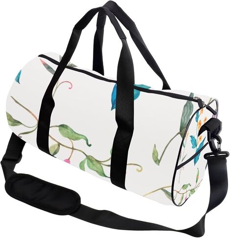 Exotic Botanical Foldable Gym Bag Women Oxford Tote Bags Adjustable Shoulder Strap, Convertible Carry Backpack Cute Carry On Bag For Baseball Workout Gym Backpack For Men in Kuwait