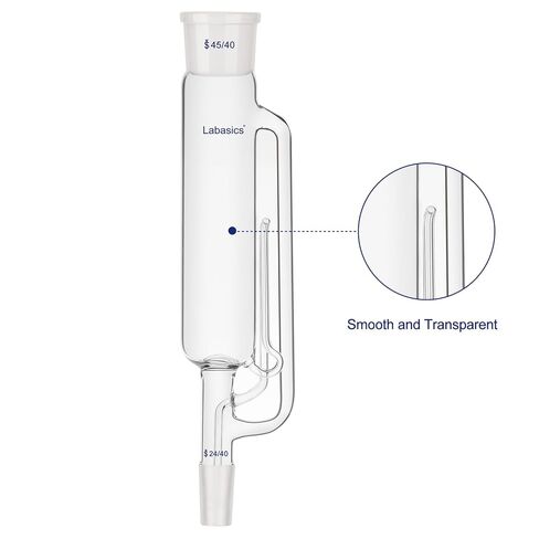 Soxhlet Type Extraction Apparatus (500 ml) Bundle with Glass Extraction Thimble - Labasics Bundle in Saudi Arabia