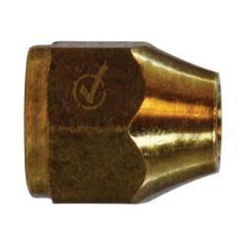 AMC 704014-08 Short Rod Nut, 1/2 in Female SAE Flared, Brass (4 Pack) in Saudi Arabia