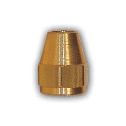 MID-America Fittings 21110X10 Hex Short Rod Nut, 5/8 in SAE 45 deg Flare, Brass (2 Pack) in Saudi Arabia