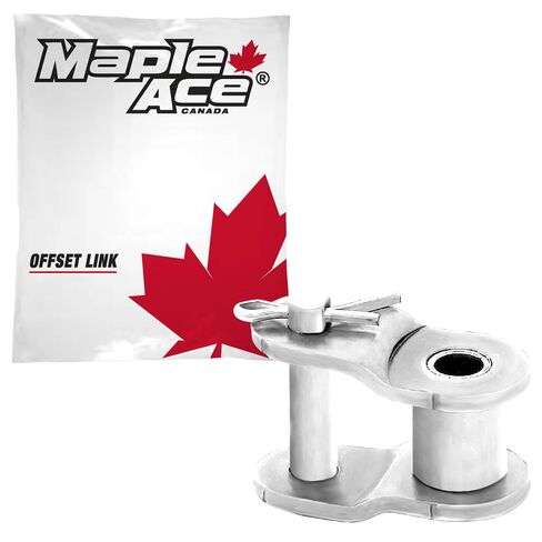 MAPLE ACE #50 SS Offset Half Link for Stainless Steel Roller Chain Single Strand (Qty 2) in Saudi Arabia