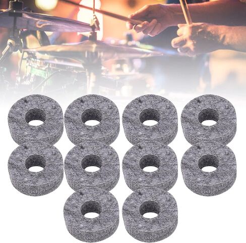 DRUM CYMBAL FELT PAD LIGHTWEIGHT INSTRUMENT ACCESSORY SET GREY for DRUM SET in Saudi Arabia