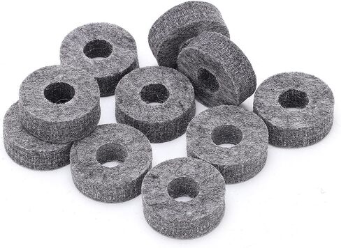 DRUM CYMBAL FELT PAD LIGHTWEIGHT INSTRUMENT ACCESSORY SET GREY for DRUM SET in Saudi Arabia