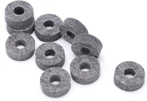DRUM CYMBAL FELT PAD LIGHTWEIGHT INSTRUMENT ACCESSORY SET GREY for DRUM SET in Saudi Arabia