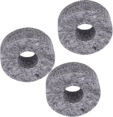 DRUM CYMBAL FELT PAD LIGHTWEIGHT INSTRUMENT ACCESSORY SET GREY for DRUM SET in Saudi Arabia