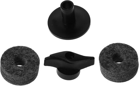 DECHOUS 2PCS Plastic Cymbal Stand Sleeves with Felt Pads Noise and Vibration Reduction for Crash Splash Ride Cymbals Drum Kit Accessory Replacement Parts Random Color in Saudi Arabia