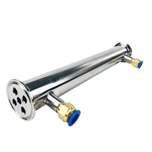 1.5" 38mm(OD50.5mm) Dephlegmator Reflux Distiller Condenser with 1/4" Female Thread Length 300mm Sanitary Steel 304 in Saudi Arabia