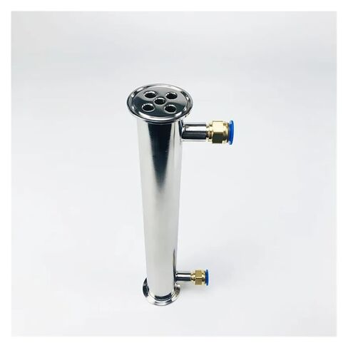 1.5" 38mm(OD50.5mm) Dephlegmator Reflux Distiller Condenser with 1/4" Female Thread Length 300mm Sanitary Steel 304 in Saudi Arabia
