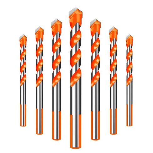 6Pcs Carbide Drill Bit Set Glass, Tile, Wood,Concrete,Metal Drilling 3/4/5/6/8/10mm Center Drill Bits Drilling Tools Set in Saudi Arabia