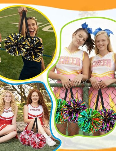 3Pcs Pom Pom Holder, Adjustable Cheer Pom Poms Straps for Backpack Cheerleader Team Tags Cheer Bag Strap for Cheerleader Cheerleading Girls in Saudi Arabia