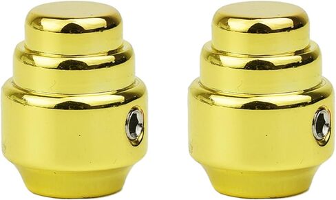 Guyker 3 Way Guitar Switch Tip, Pack of 2 Metal Toggle Switch Pickup Selector Tip Knob Caps Electric Guitar Accessories (KG-1004, Black) in Saudi Arabia