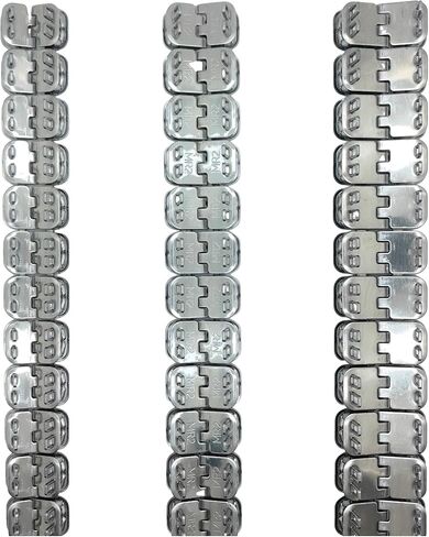 مثبتات حزام ناقل من الفولاذ المقاوم للصدأ مقاس 24 بوصة مع دبوس مفصلي 2 أزواج في صندوق، رباط أساسي للحزام الصناعي (سمك الحزام 1.5-3 مم) in Kuwait