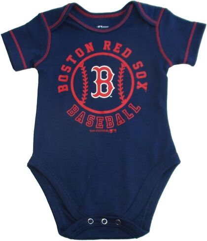 VF Boston Red Sox Baseball Team Logo Infant Creeper Bodysuit - Navy in Kuwait