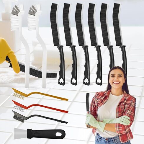 Crevice Cleaning Brush Set–12-Piece Household Gap Deep Cleaning Supplies, Perfect for Small Spaces in Saudi Arabia