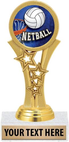 جوائز Crown Awards Netball، كأس Starbeam Netball مقاس 5 1/2 بوصة، يتضمن النقش Prime in Saudi Arabia