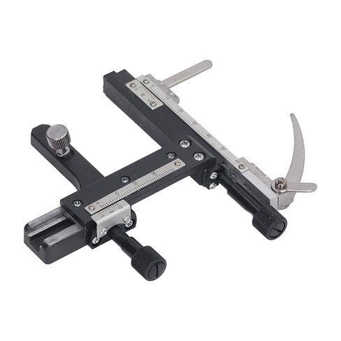 Microscope Mechanical Stage Movable Caliper Precision Aluminum Alloy Adjustable Ruler for Laboratory Microscopy and Scientific Research in Saudi Arabia