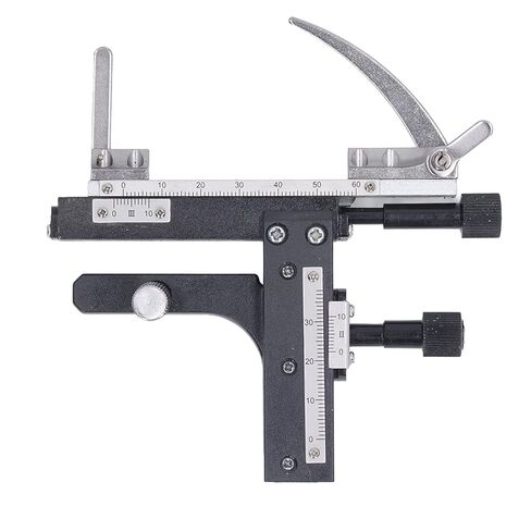 Microscope Mechanical Stage Movable Caliper Precision Aluminum Alloy Adjustable Ruler for Laboratory Microscopy and Scientific Research in Saudi Arabia