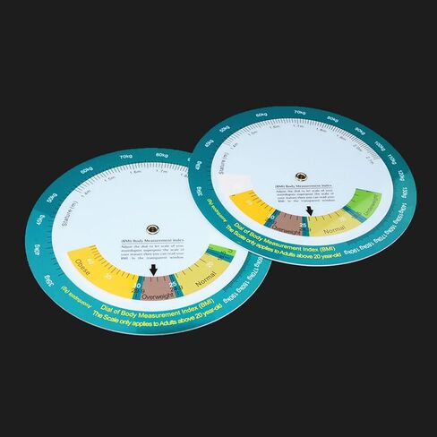 Upgraded Body Mass Indexes Wheel Calculator Single Side Easy Operate Suitable for 20 Aboves Adult 150mm Diameter in Saudi Arabia