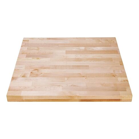 DuraSteel Solid Wood Table Top - 24 x 24 Butcher Block Countertop - Natural Maple Slab Wood Cutting Board for Kitchen Workbench Desk Top, Large Charcuterie Boards Counter Round Chopping Wooden Bamboo in Saudi Arabia