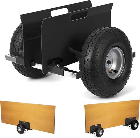 لوحة Garvee Dolly 600 LBS، محرك الحوائط الجافة القابل للتعديل مع إطارات مطاطية قابلة للنفخ مقاس 10 بوصات، لوح دوللي يتحرك على جميع التضاريس لألواح الحوائط الجافة ونقل مواد الباب in Saudi Arabia