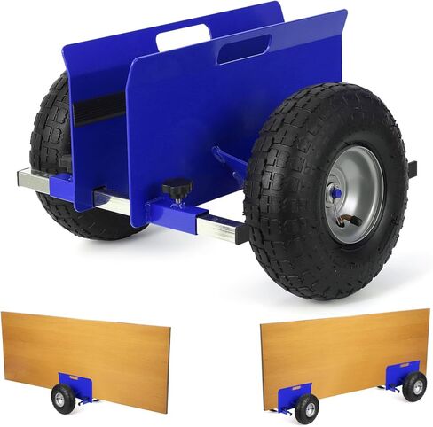 لوحة Garvee Dolly 600 LBS، محرك الحوائط الجافة القابل للتعديل مع إطارات مطاطية قابلة للنفخ مقاس 10 بوصات، لوح دوللي يتحرك على جميع التضاريس لألواح الحوائط الجافة ونقل مواد الباب in Kuwait