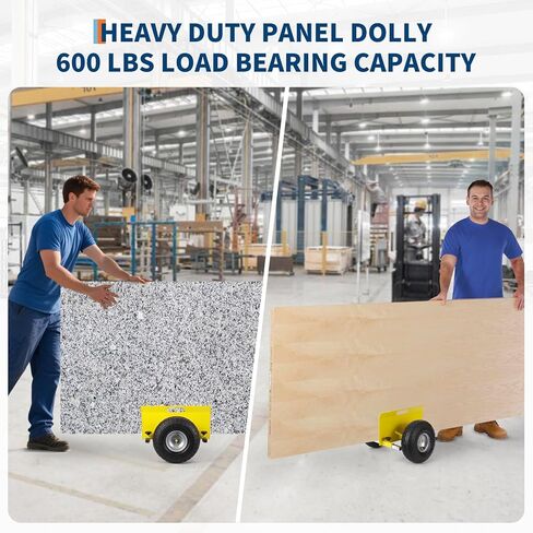 لوحة Garvee Dolly 600 LBS، محرك الحوائط الجافة القابل للتعديل مع إطارات مطاطية قابلة للنفخ مقاس 10 بوصات، لوح دوللي يتحرك على جميع التضاريس لألواح الحوائط الجافة ونقل مواد الباب in Kuwait