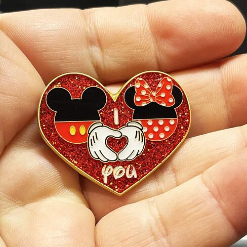 EL8-017 دبوس I Love You Mouse مستوحى من ميكي in Kuwait
