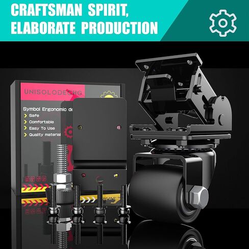 مجموعة عجلات أمامية فولاذية مطورة تناسب Milwaukee 48-22-8427/8426 صندوق أدوات التعبئة - سعة 220 رطل، تصميم قابل للطي لسهولة التخزين والشحن in Kuwait