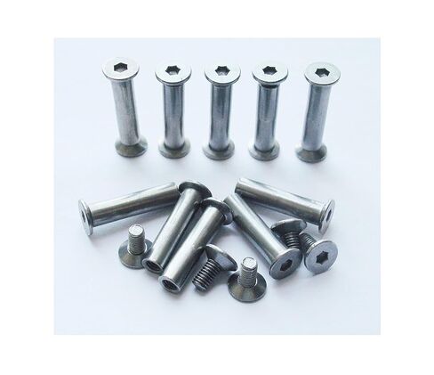 10 pcs Knife Handle Bolt Rivets Screw Fastener Nut and Bolt Assortment Sets, Hex Flat Head Screws for Blade Fixing in Kuwait