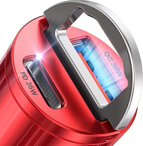 AINOPE 90W USB C Car Charger Fast Charging,[Smallest Metal] Car Charger USB C PD45W+QC3.0 Dual Port Cigarette Lighter Charge for iPhone 16 Pro Max Plus 15 14 13 iPad Samsung, Gold in Saudi Arabia