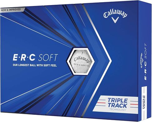 ERC Triple Track Golf Balls, White in Saudi Arabia