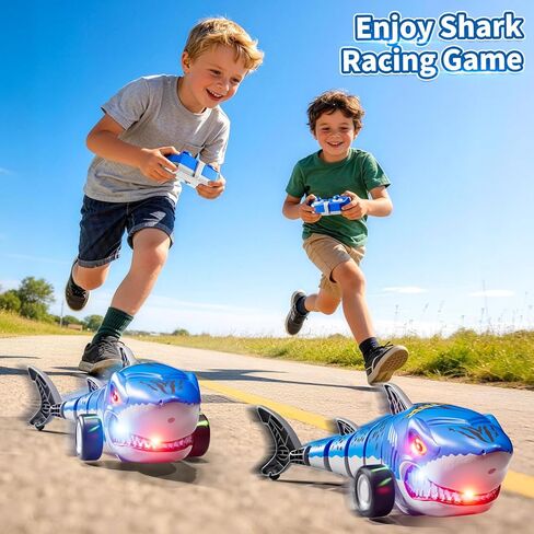 Remote Control Car for Boys 4-7, Amphibious RC Truck with Spray & Light, Remote Control Monster Truck Off-Road RC Cars for Boys Age 8-12, RC Cars for Adults Gift Toys 3-10 in Kuwait
