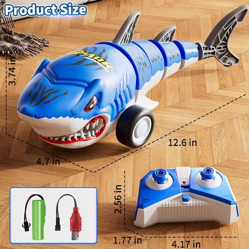 Remote Control Car for Boys 4-7, Amphibious RC Truck with Spray & Light, Remote Control Monster Truck Off-Road RC Cars for Boys Age 8-12, RC Cars for Adults Gift Toys 3-10 in Kuwait