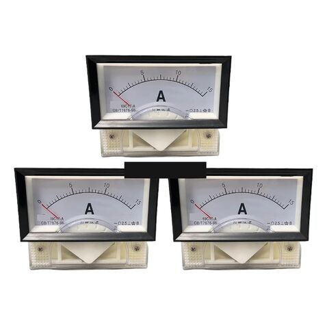 Painel Medidor Analógico AMP Amperímetro DC Ampere 69C17-A 50A 100A 500A 1000A 75mV 1Pcs(1500(75mA)) in Saudi Arabia