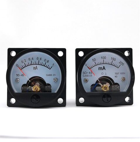 SO-45 AC Milliampere Meter Pointer Type Instrument 5MA 10MA 20MA 30MA 50MA 100MA 200MA 300MA 500MA 1Pcs(30mA) in Saudi Arabia