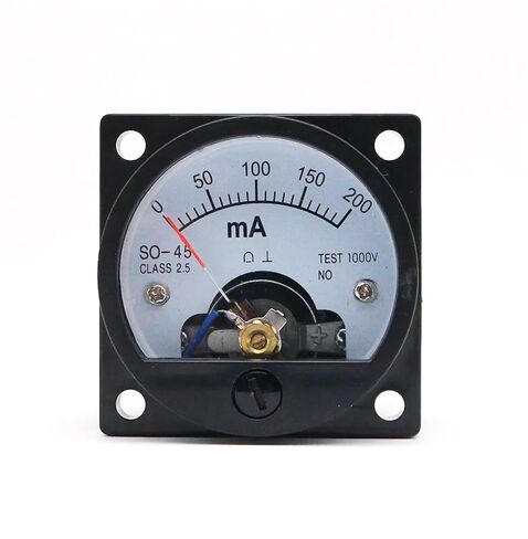 SO-45 AC Milliampere Meter Pointer Type Instrument 5MA 10MA 20MA 30MA 50MA 100MA 200MA 300MA 500MA 1Pcs(30mA) in Saudi Arabia