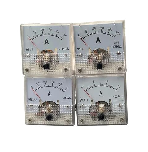 91L4-A Pointer AC Ammeter 1A 5A 10A 20A 30A 50A 75A 100A 100/5 150/5 200/5 300/5 1Pcs(30A) in Saudi Arabia