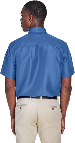 Harriton Men's Key West Short-Sleeve Performance Staff Shirt M POOL BLUE in Saudi Arabia