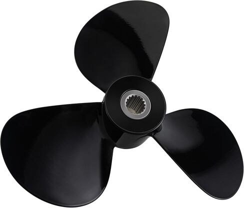 Saildrive Propeller 17 x 15 LH 17 Tooth Compatible with Volvo Penta Yanmar 110S, 120S, MS25S, 130S 150S Part No.21381279,3 Blades,Left Hand in Kuwait